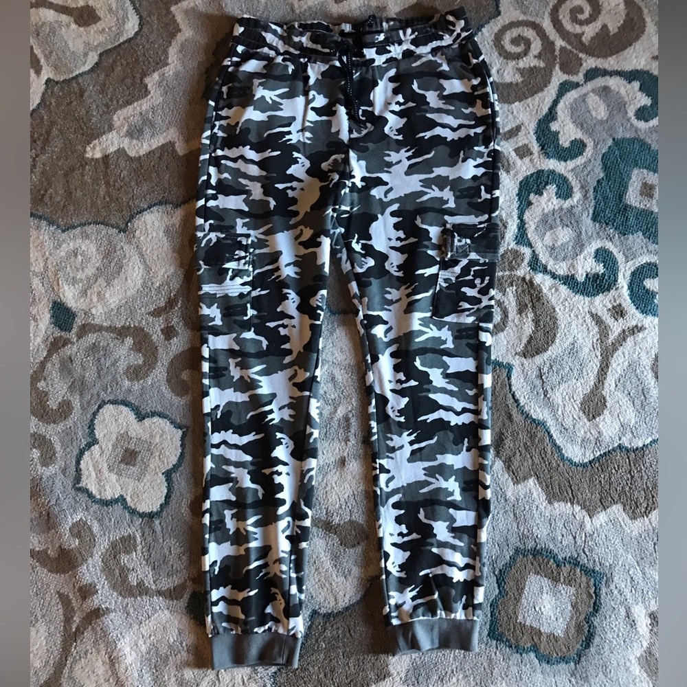 David Bitton camo joggers large